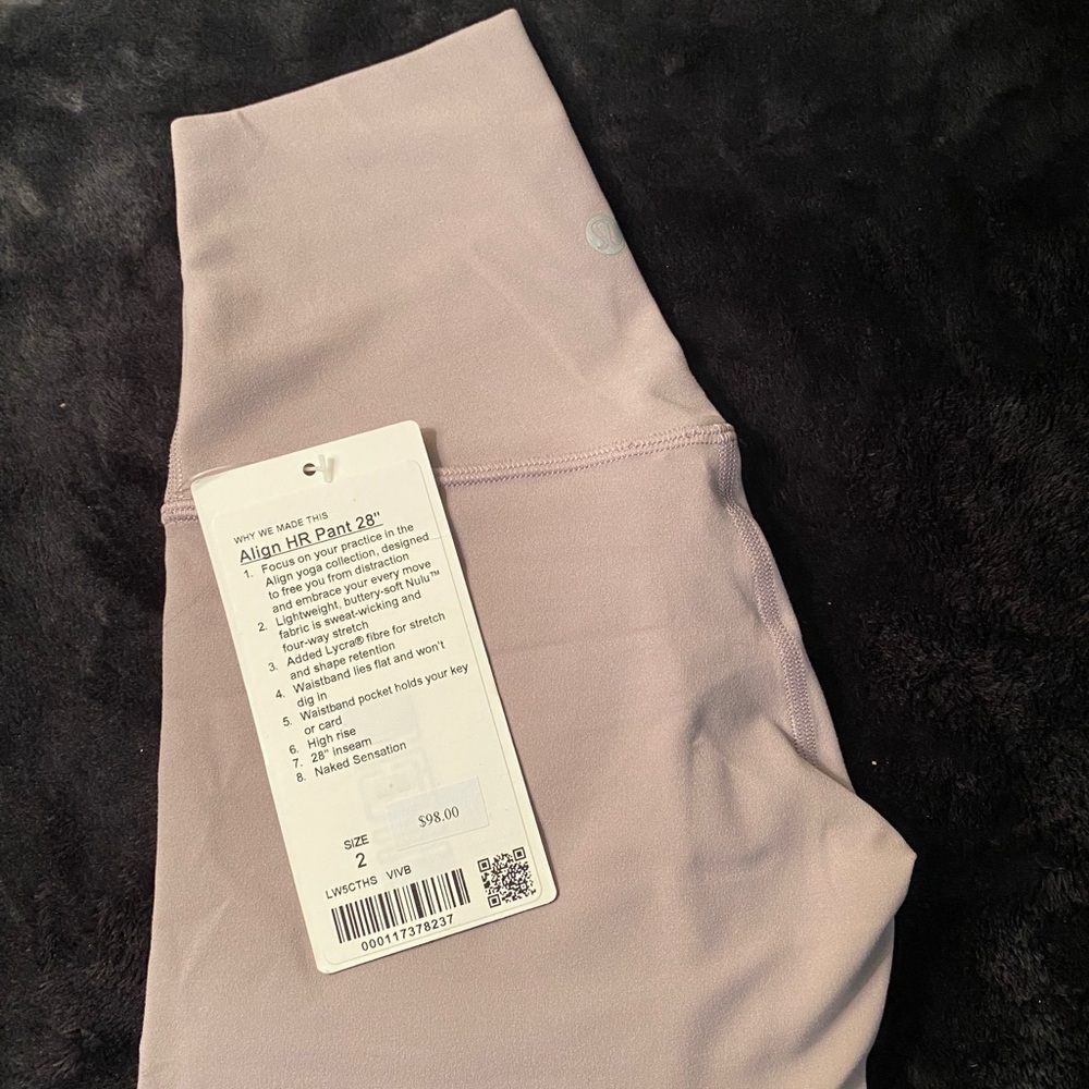 *SOLD* Lululemon Violet Verbena Align Leggings